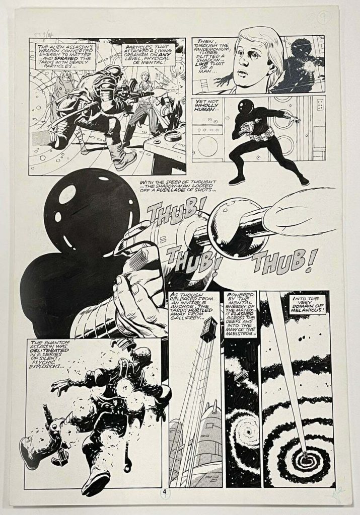 Dave Gibbons Original Art for Marvel's Doctor Who Monthly #63 page 9 1982