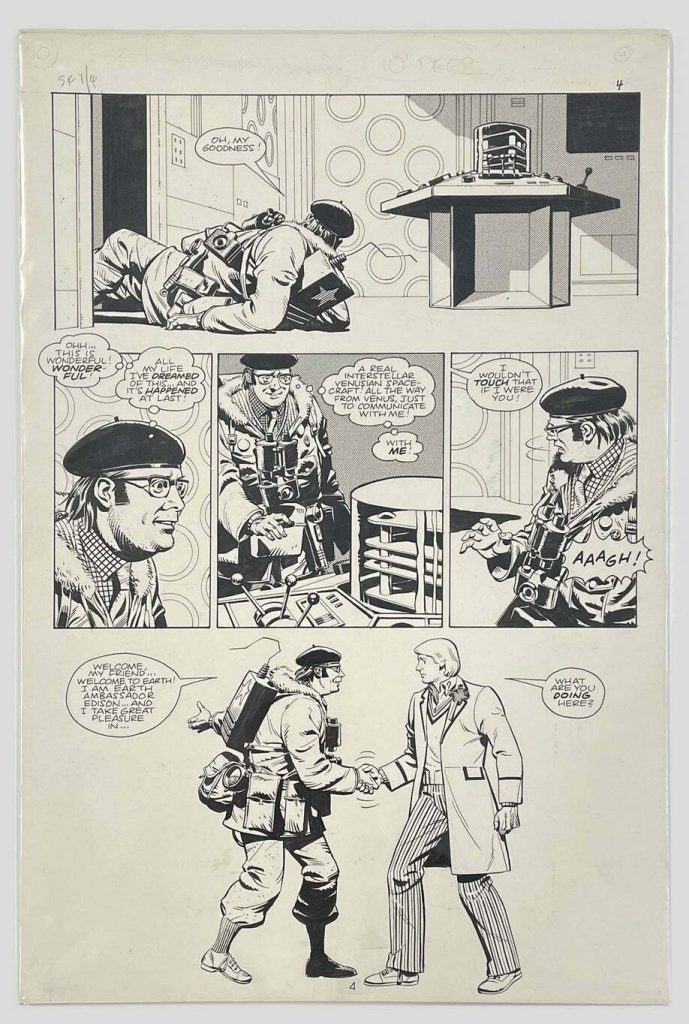 Dave Gibbons Original Art for Marvel's Doctor Who Monthly #68 page 10 1982