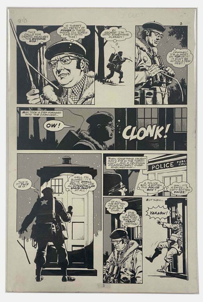 Dave Gibbons Original Art for Marvel's Doctor Who Monthly #68 page 9 1982