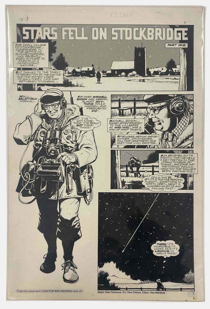 Dave Gibbons Original Art for Marvel's Doctor Who Monthly #68 page 7 1982