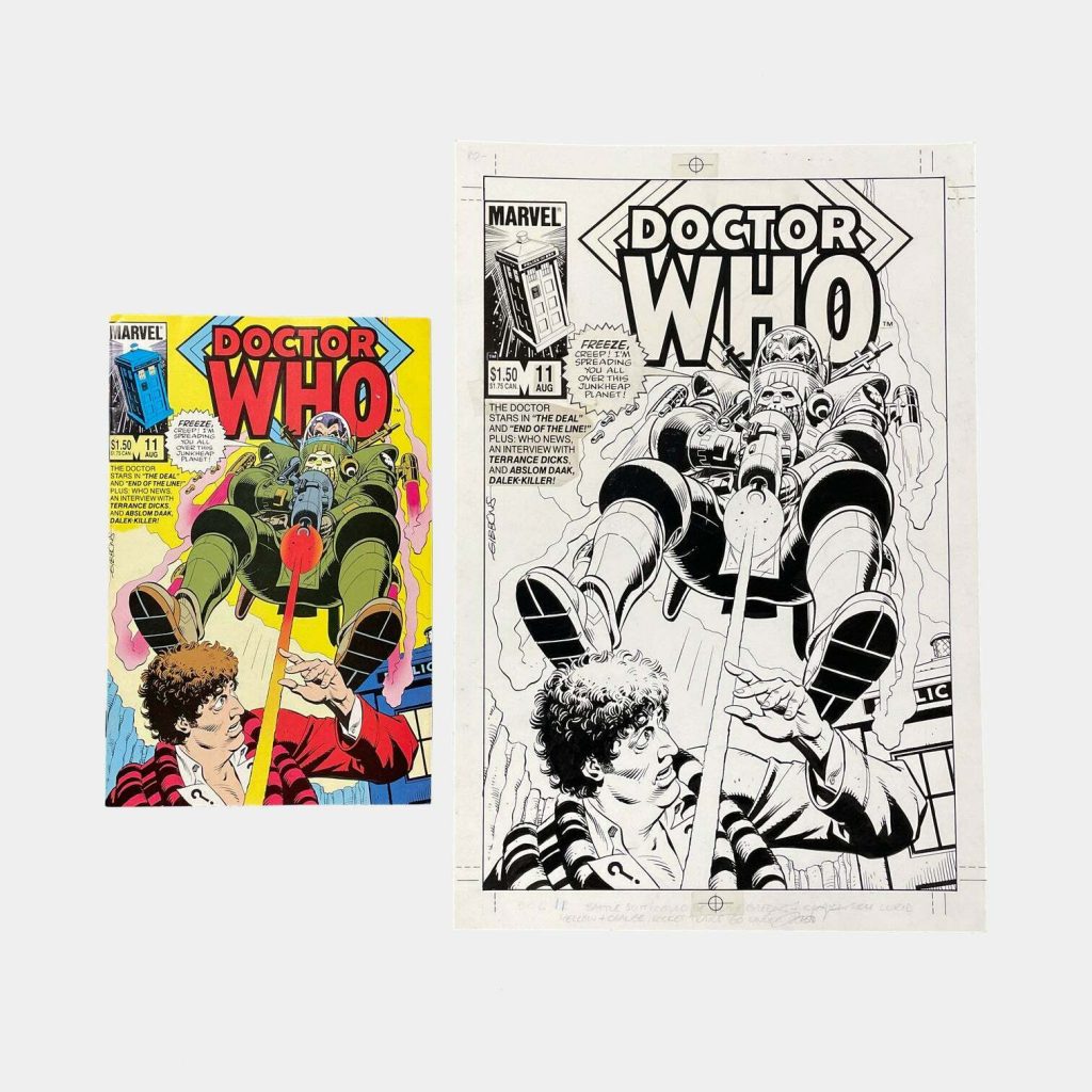 Doctor Who #11 (Marvel US, 1985) - art by Dave Gibbons