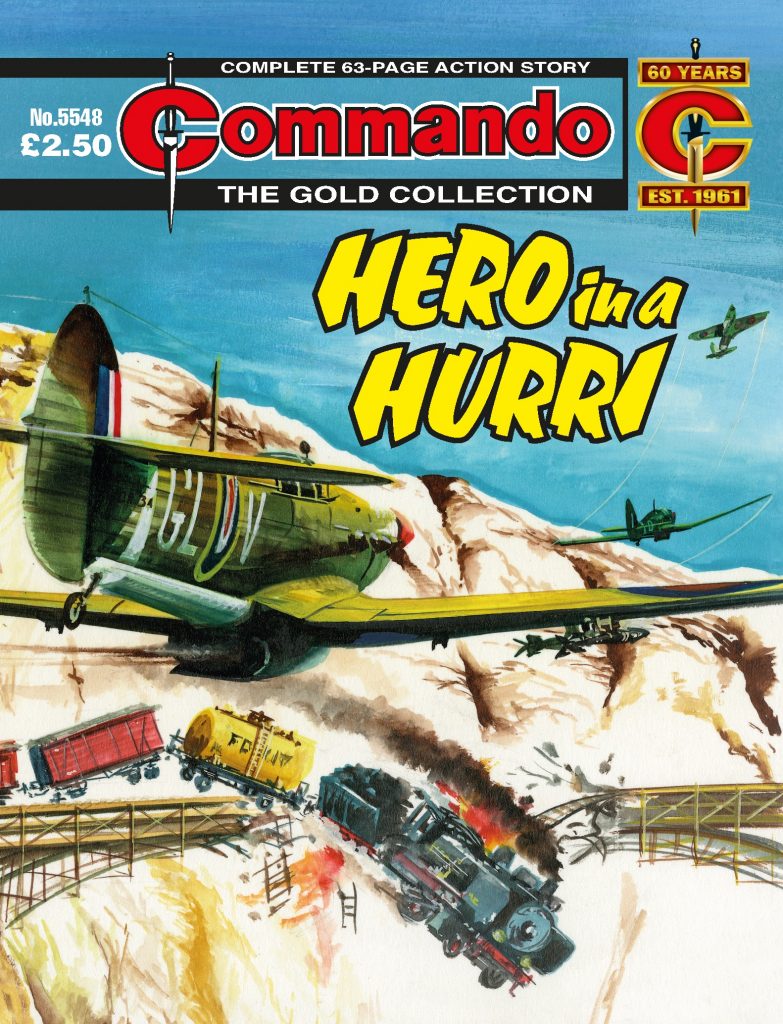 Commando 5548: Gold Collection: Hero in a Hurri - cover by Sanfeliz