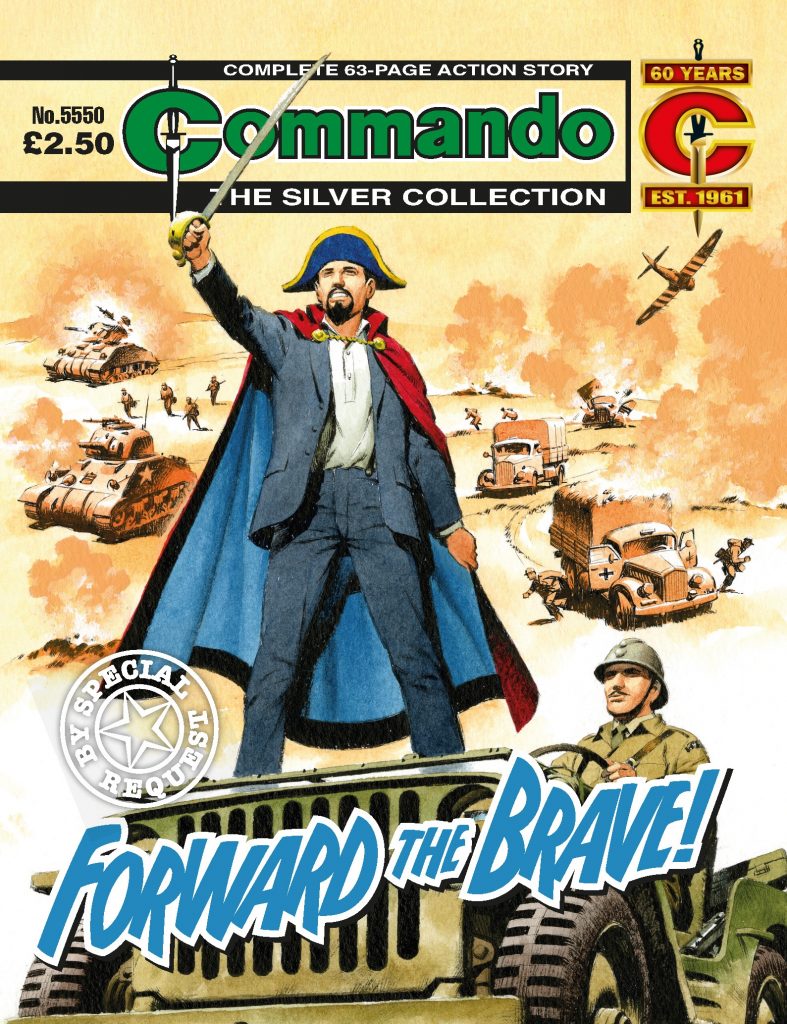 Commando 5550: Silver Collection - Forward the Brave! Cover by Ian Kennedy