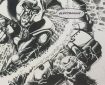 Strontium Dog art by Kev first featured in the 2000AD Winter Special 1988