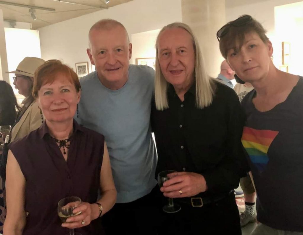 Mary Talbot, Steve Davis, Bryan Talbot and Helena Nash. Photo: Pádraig Ó Méalóid. Used with kind permission 