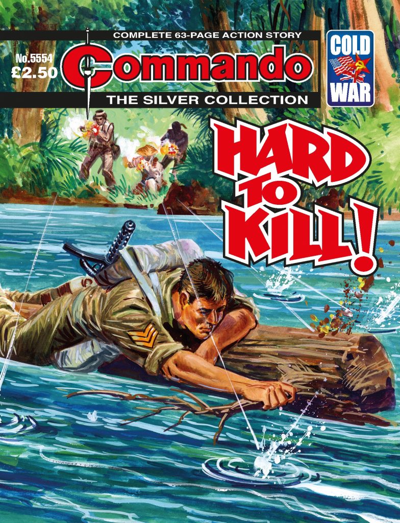 Commando 5554: Silver Collection: Hard to Kill! cover by Manuel Benet 