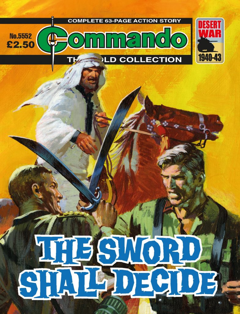 Commando 5552: Gold Collection - The Sword Shall Decide - cover by Penalva