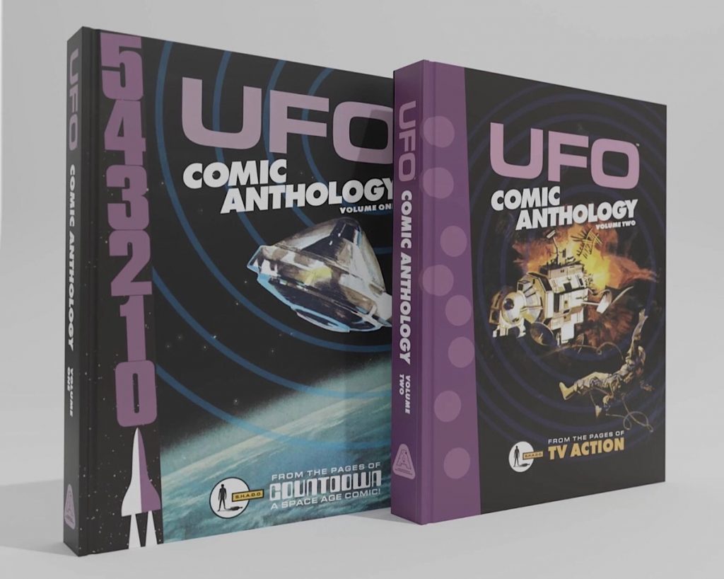 UFO Comic Anthology Volumes One and Two - Covers