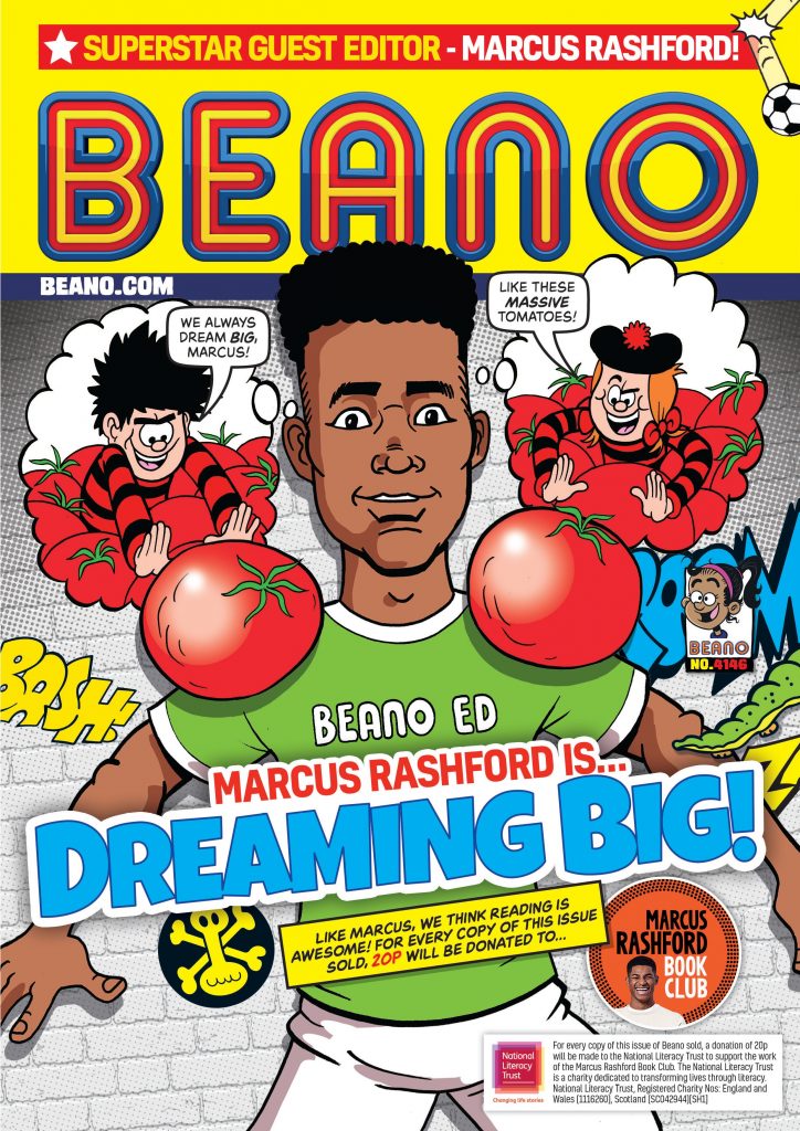 Beano 4146 featuring Marcus Rashford