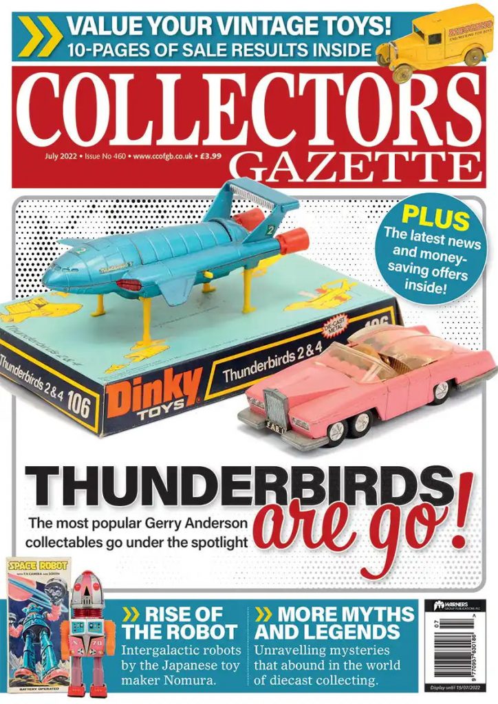 Collectors Gazette Issue 300 - July 2022 - Thunderbirds Cover