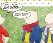 Comics Stripped! Exhibition Poster - University of Dundee, 2022 SNIP
