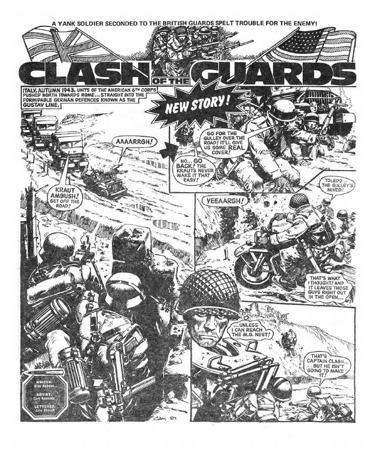 Clash of the Guards - Sample Art