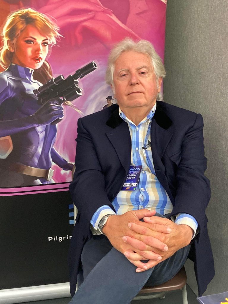 Artist Keith Page, co-creator of the new Tony Hancock graphic novel, at London Film and Comic Con 2022