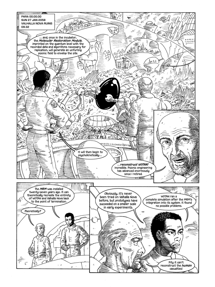 The Legend of Luther Arkwright - Sample Art