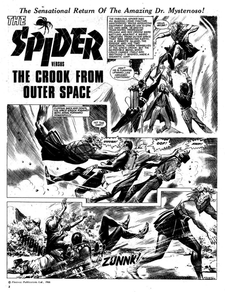 Lion (No. 768) - Spider's Syndicate of Crime vs. The Crook From Space