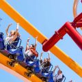 Six Flags Magic Mountain - Wonder Woman Flight of Courage Ride SNIP