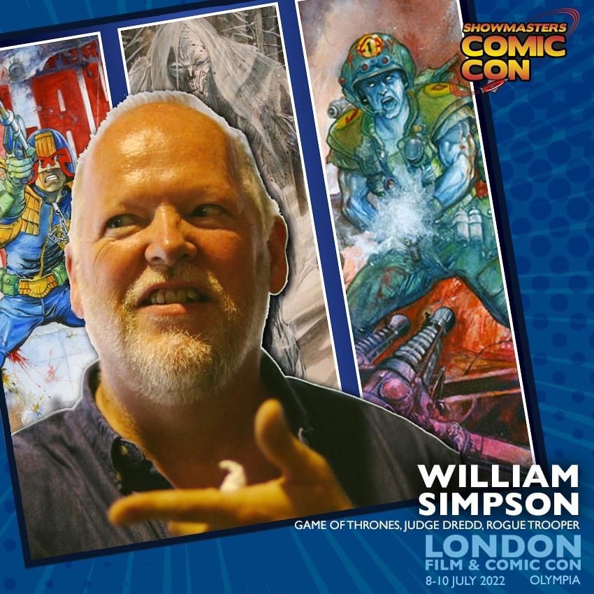 London Film and Comic Con 2022 - William Simpson