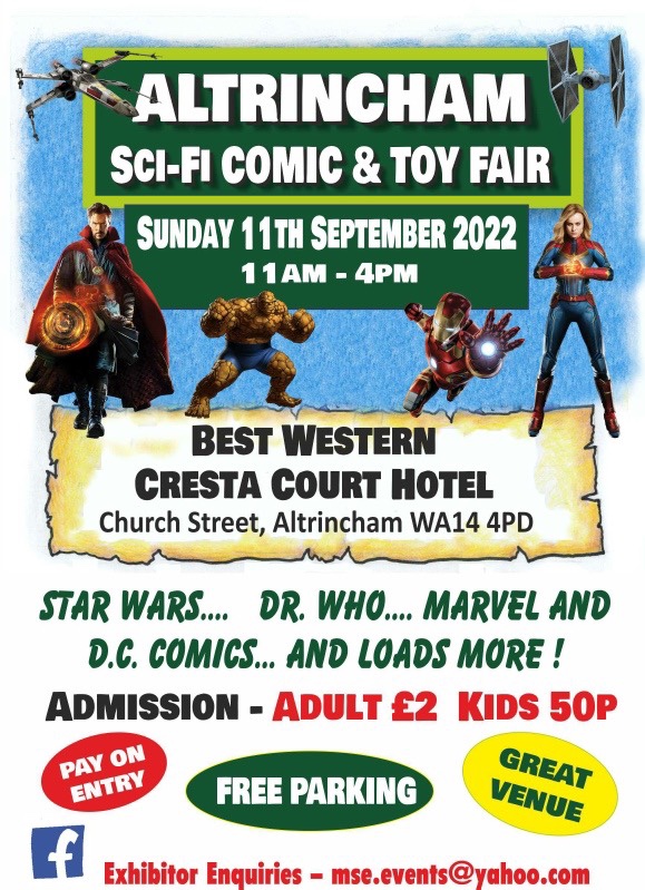 Altrincham Sci-fi Comic & Toy Fair 2022