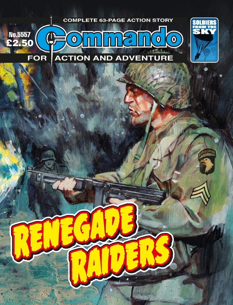 Commando 5557: Action and Adventure - Renegade Raiders | Cover by Mark Eastbrook