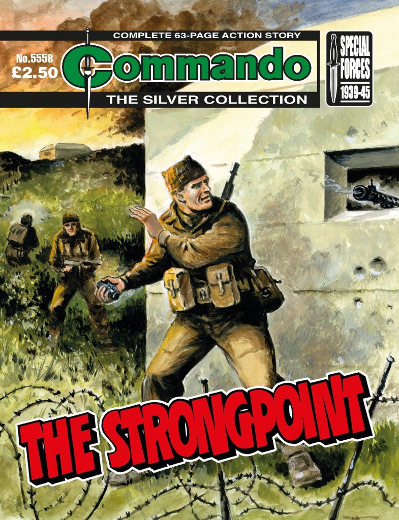 Commando 5558: Silver Collection - The Strongpoint | Cover by Philpott