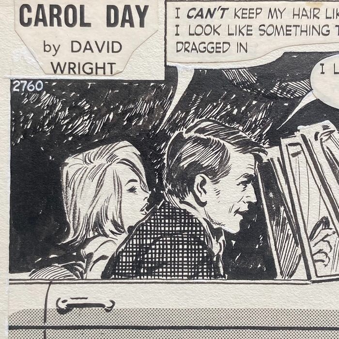 Carol Day by David Wright (1964) - Detail