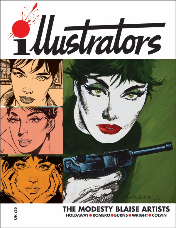 The Modesty Blaise Artists (Illustrators Special) - regular edition, back cover 