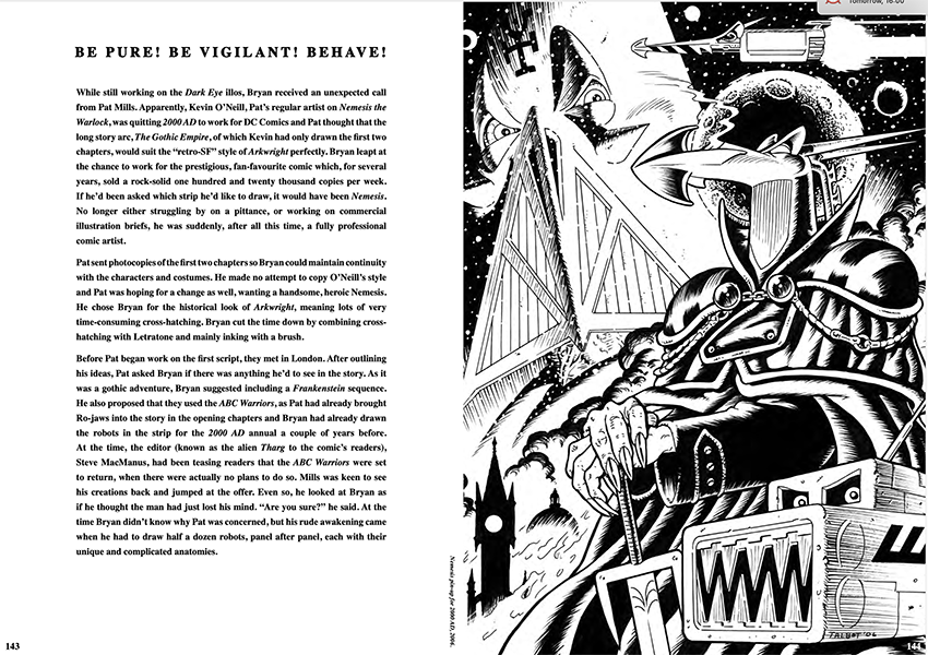 Bryan Talbot: Father of the British Graphic Novel - Sample Spread