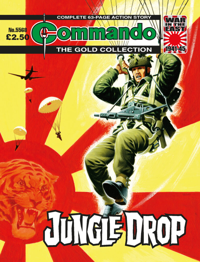 Commando 5568 – Gold Collection: Jungle Drop - cover by Ian Kennedy