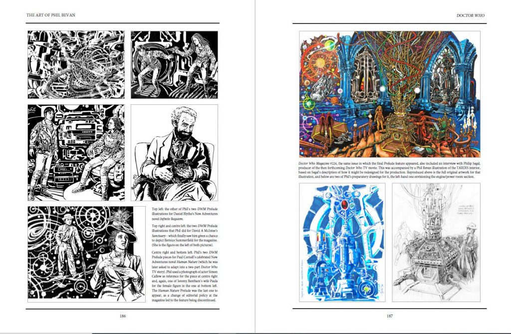 The Art of Phil Bevan (Telos Publishing) - Sample Art