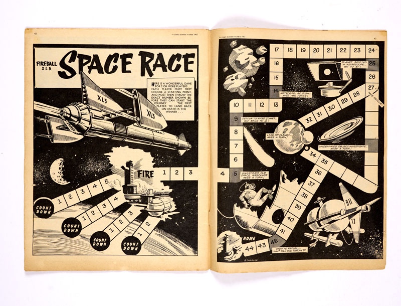 TV Comic Holiday Special 2 (1963), starring The Milky Bar Kid, Fireball XL5 Space Race, Popeye and Four Feather Falls