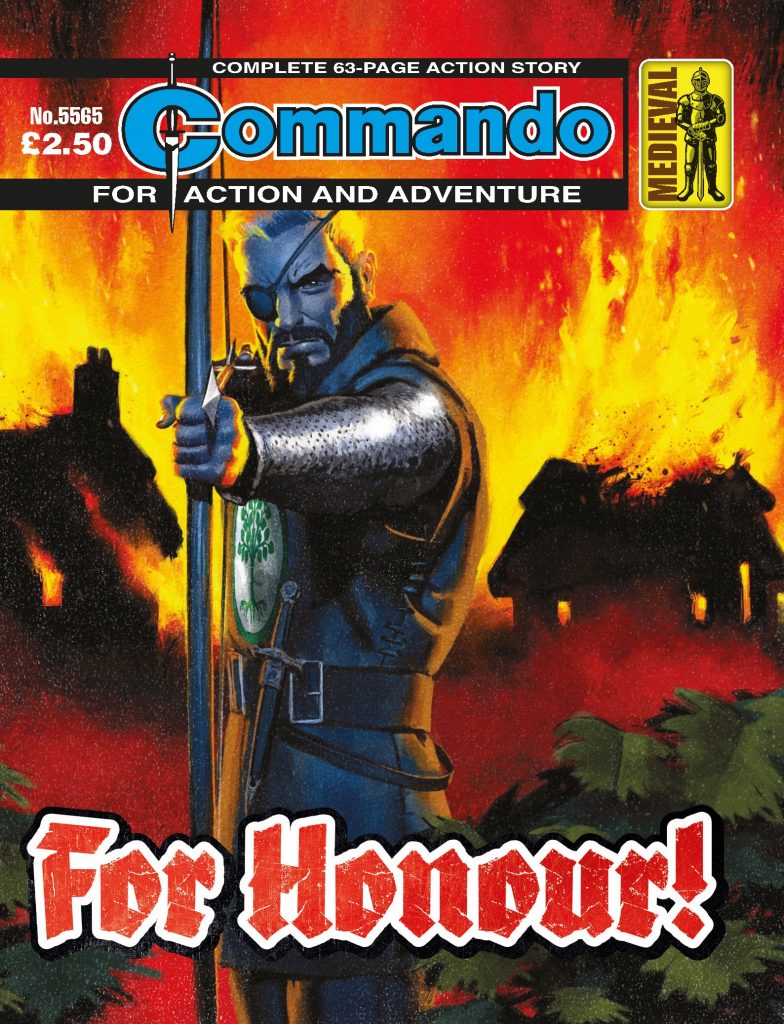 Commando 5565: Action and Adventure - For Honour! - cover by Neil Roberts