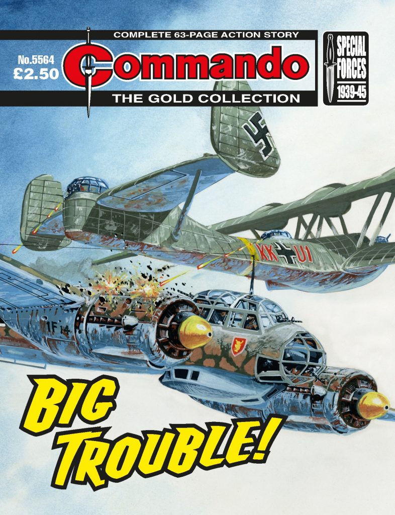 Commando 5564: Gold Collection - Big Trouble! Cover by Tregenza