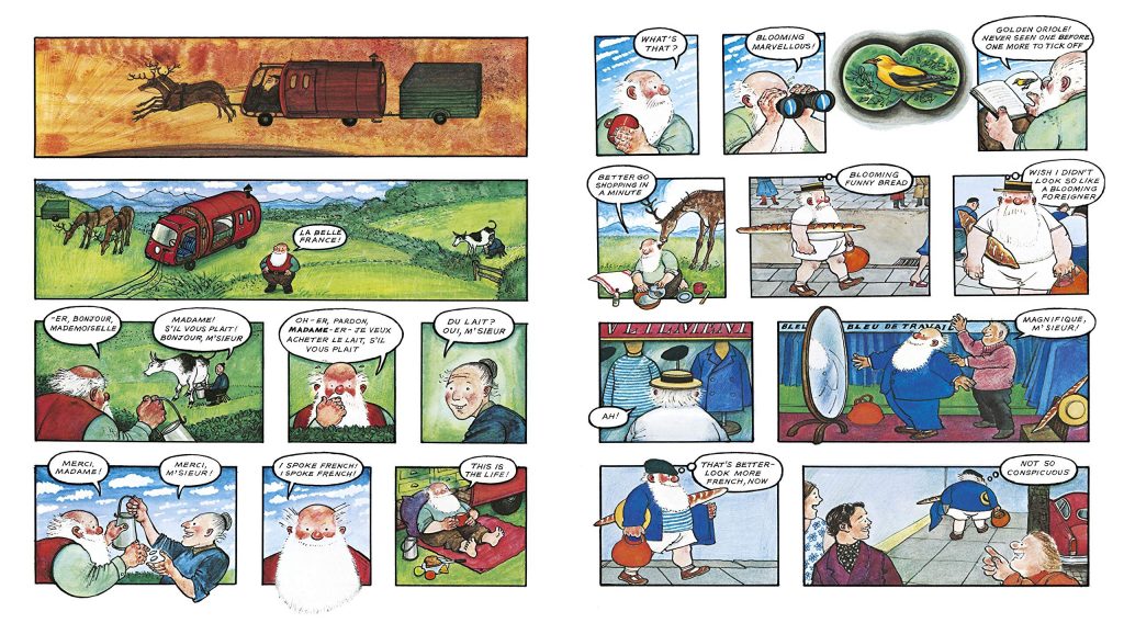Art from Father Christmas Goes on Holiday by Raymond Briggs
