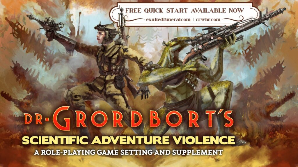Dr. Grordbort’s Scientific Adventure Violence RPG