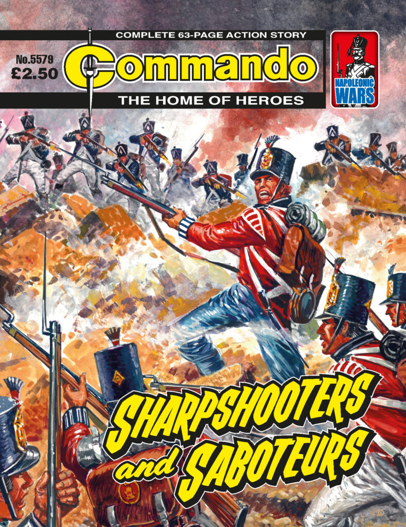 Commando 5579: Home of Heroes: Sharpshooters and Saboteurs - cover by Manuel Benet