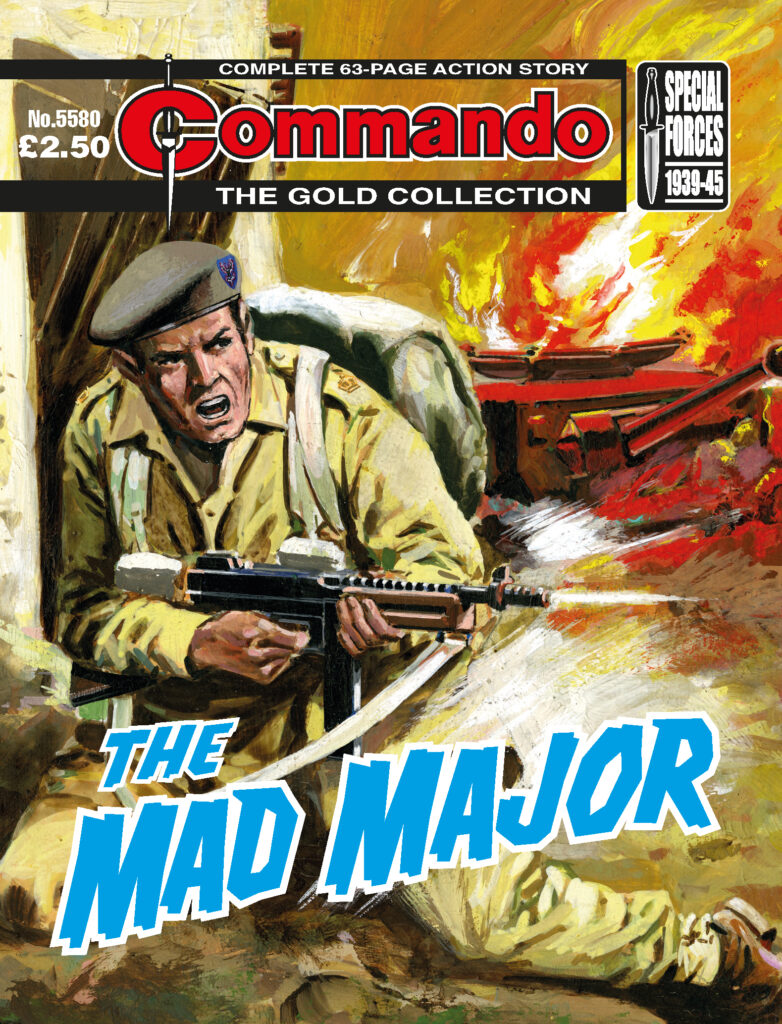 Commando 5580: Gold Collection: The Mad Major - cover by R Fuente 