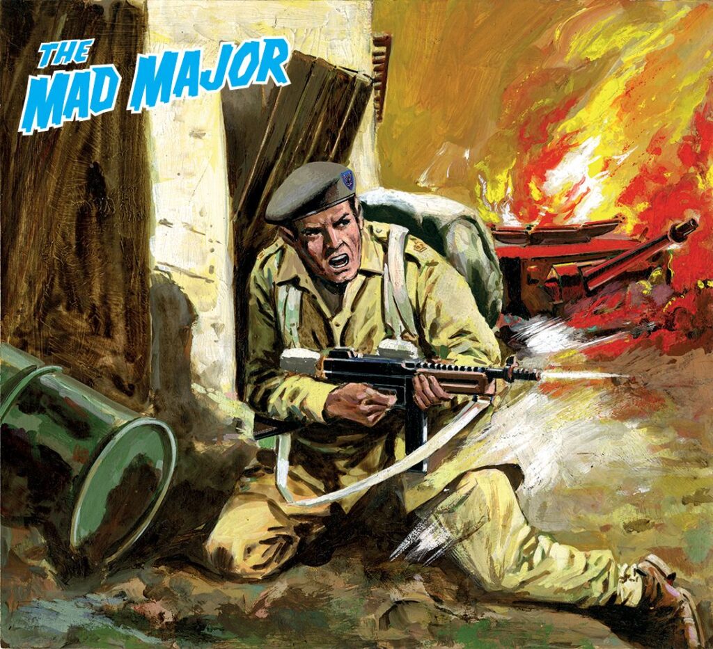 Commando 5580: Gold Collection: The Mad Major - cover by R Fuente FULL