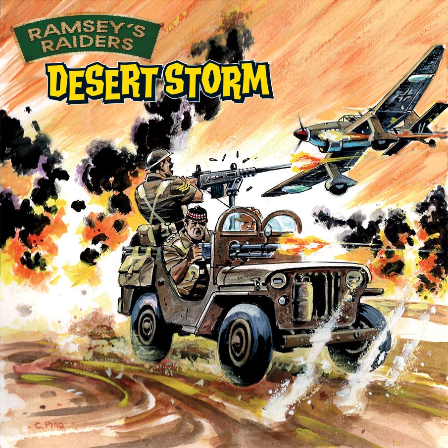 Commando 5581: Action and Adventure - Ramsey’s Raiders - Desert Storm - Cover by Carlos Pino FULL