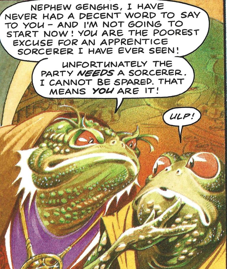 The Chronicles of Genghis Grimtoad (Marvel UK) - Karbunckle and Ghengis
