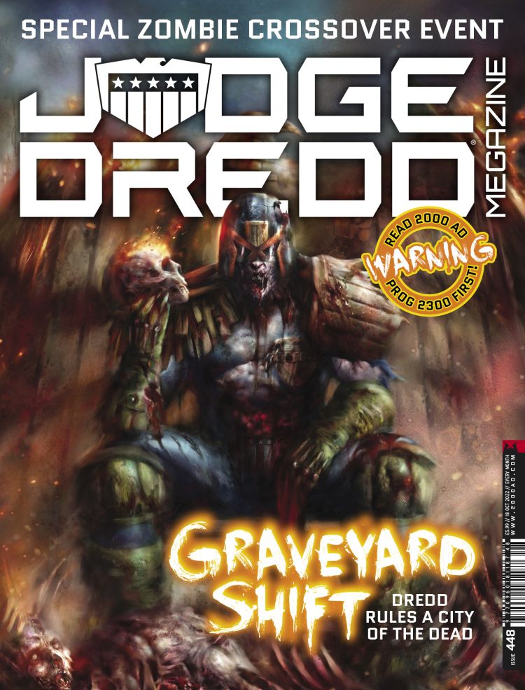 Judge Dredd Megazine 448 Cover