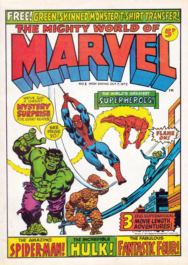 The Mighty World of Marvel No. 1 - Cover