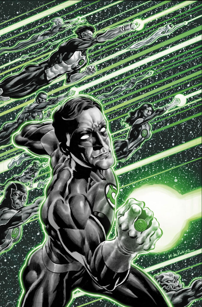 Green Lanterns - art by Mike Perkins