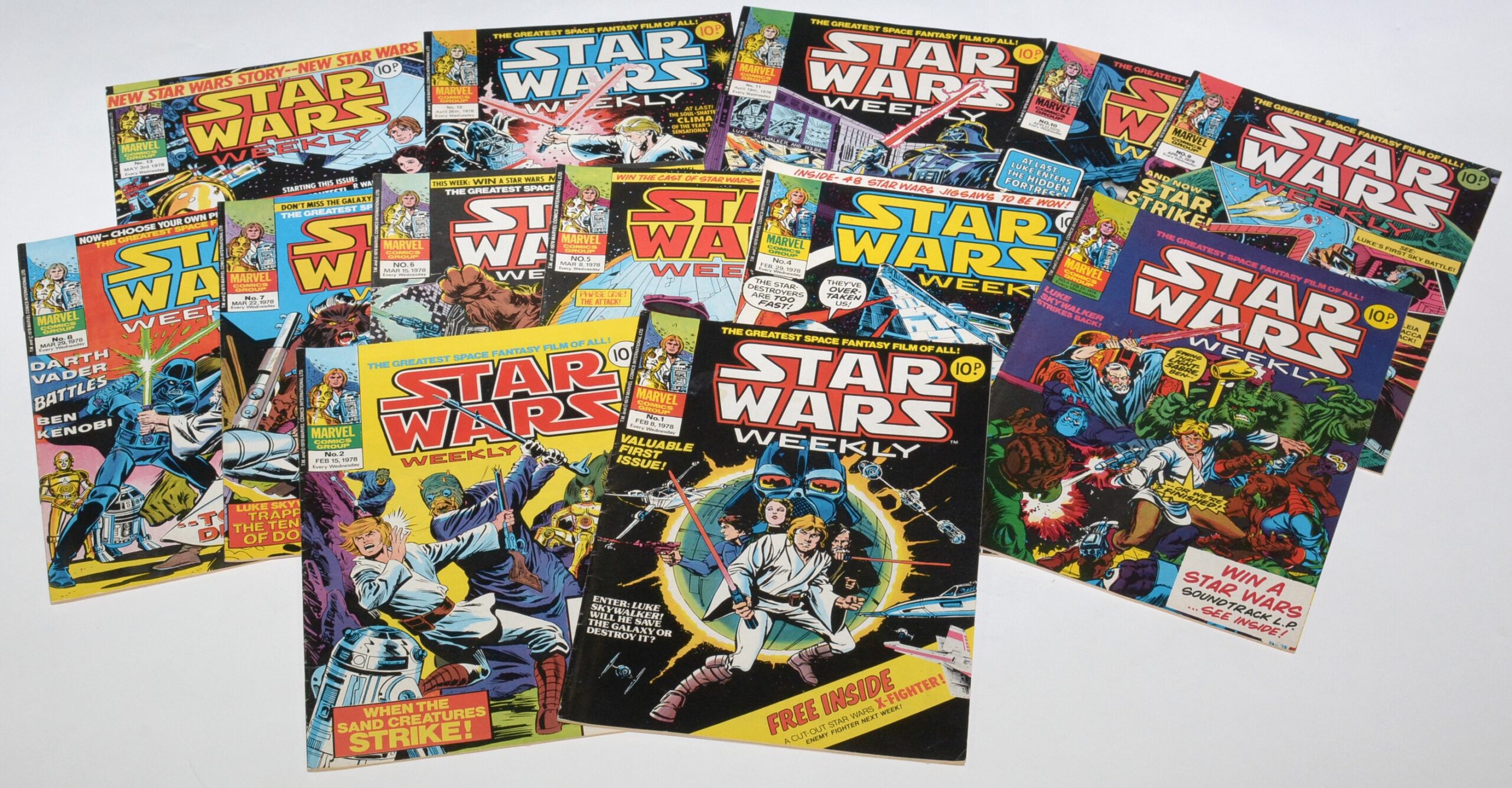 Star Wars Weekly, No's. 1 (February 8th 1978)- 13