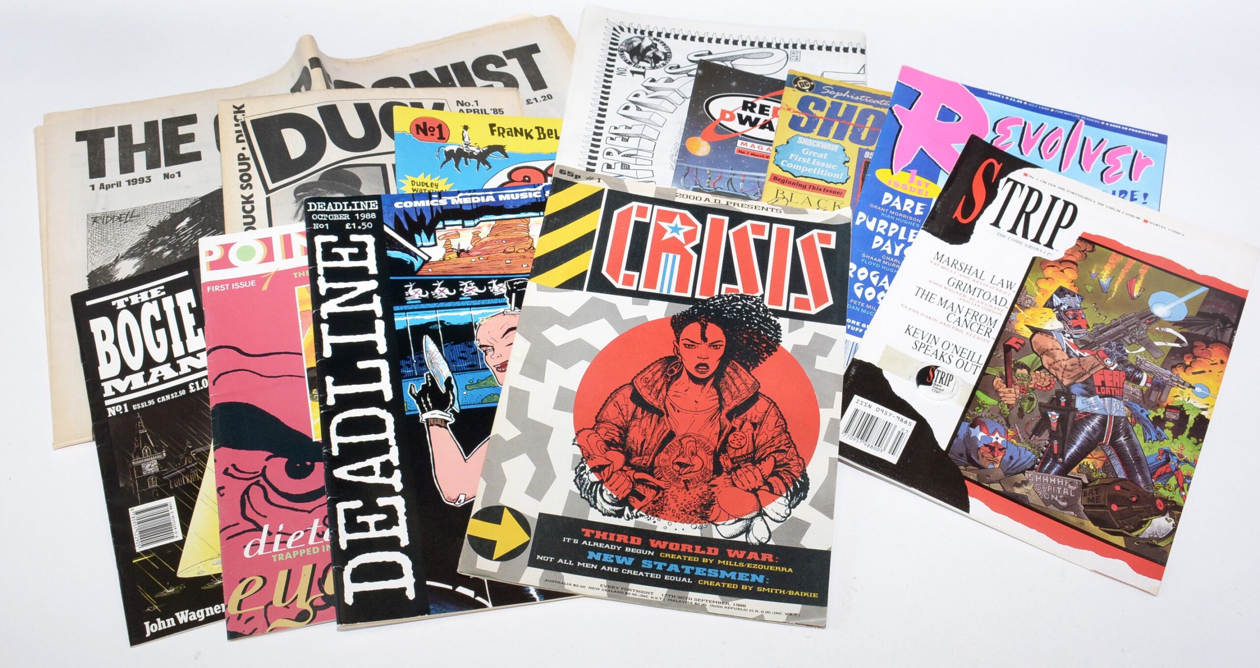 Comics-related Magazines and Strip Art