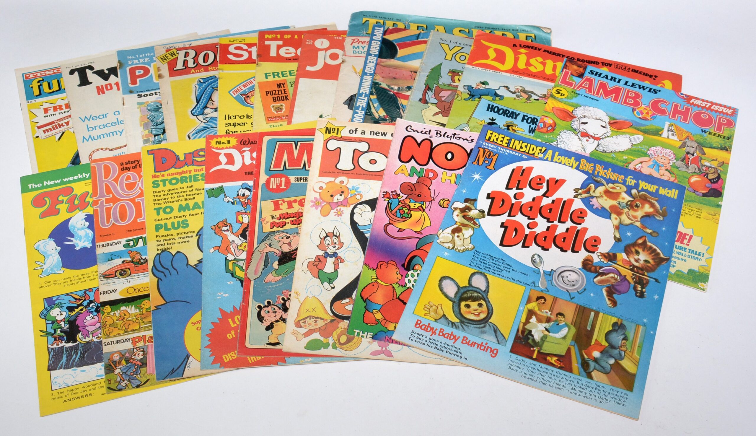 British Comic and Young Children's Magazines from the 1960's/70's