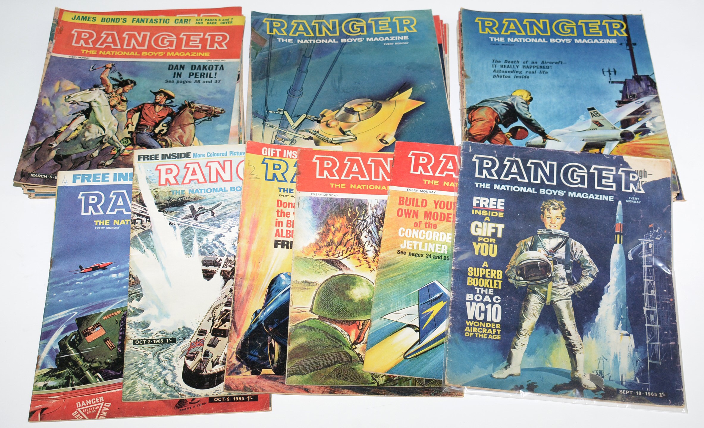Ranger: The National Boys' Magazine, No's. 1-40, published by Fleetway (September 18th 1965-June 18th 1966)