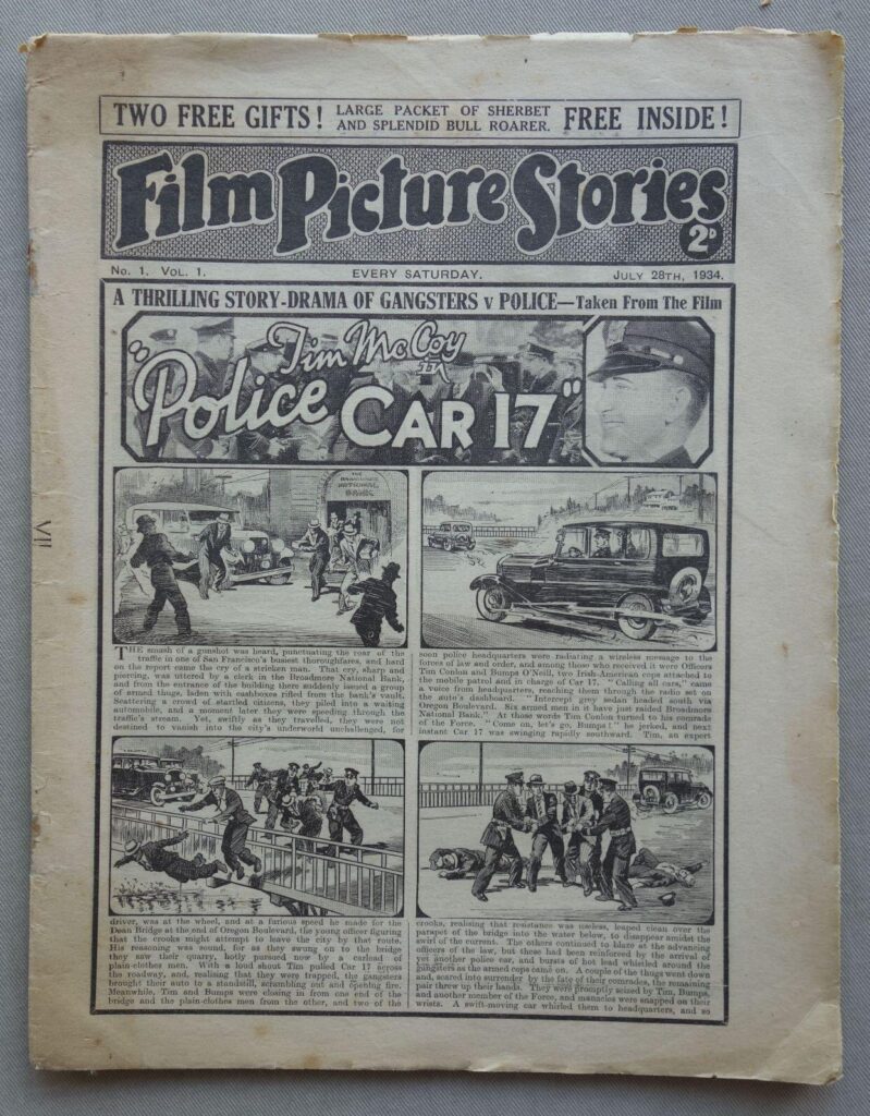 Film Picture Stories No. 1 cover dated 28th July 1934