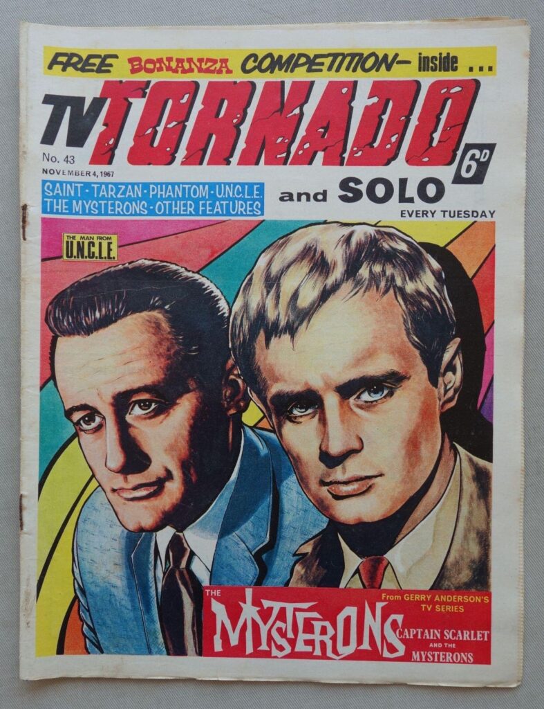 TV Tornado No. 43 featuring "The Man from U.N.C.L.E." cover