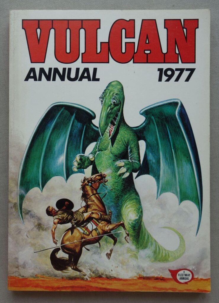 Vulcan Annual 1977 - cover by Don Lawrence