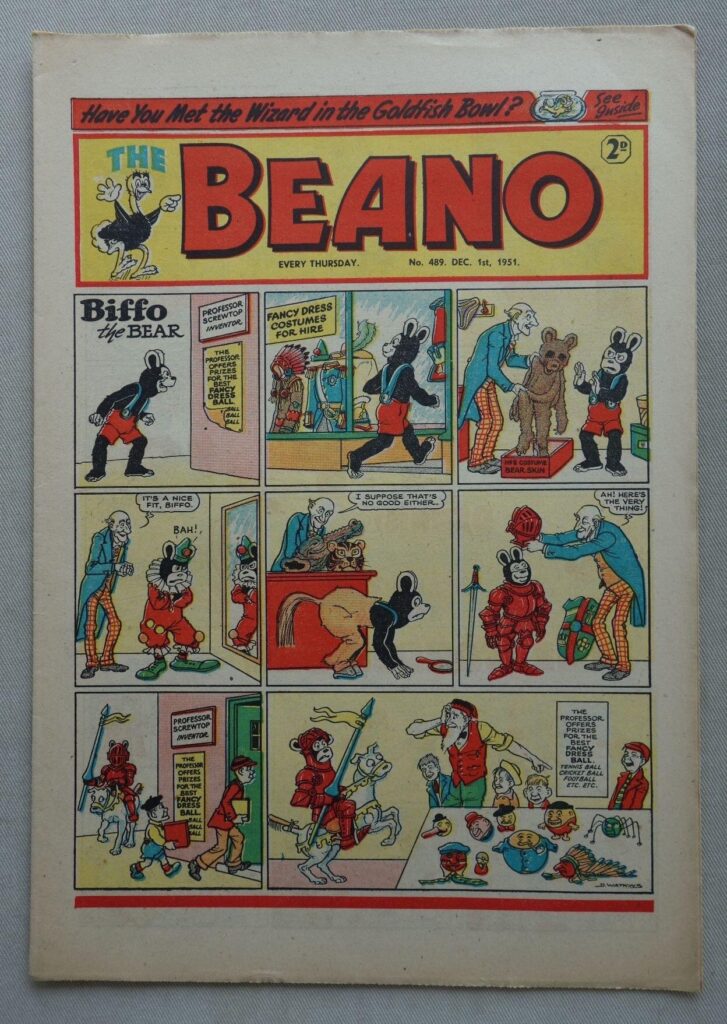 The Beano 489, cover dated 1st December 1951